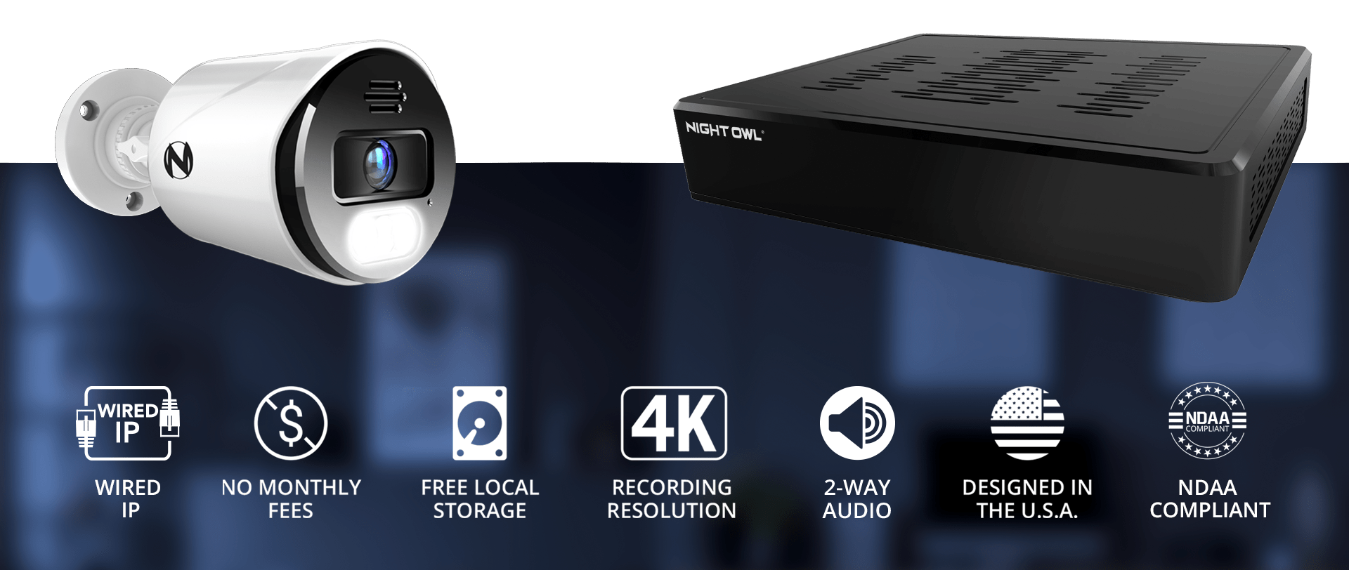 Night Owl 12 Channel 2TB NVR Camera System With 8 Wired 4K Indoor Out