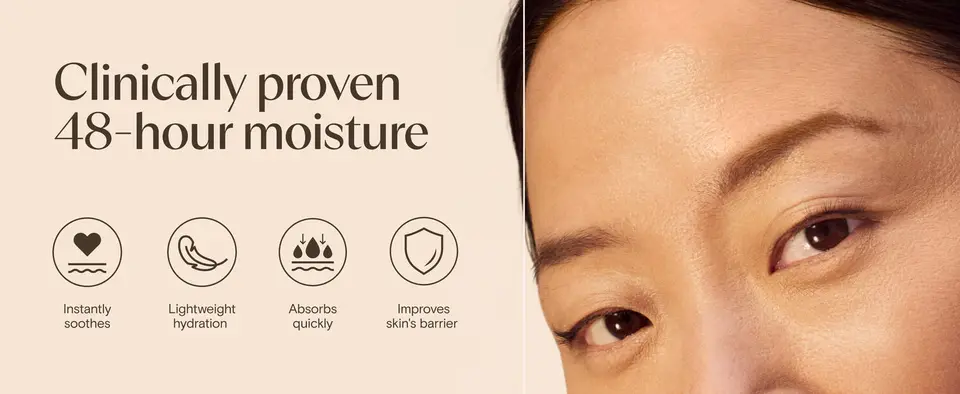 Aveeno Calm Restore Gel Moisturizer, face moisturizer,  women men moisturizer, sensitive skin, face