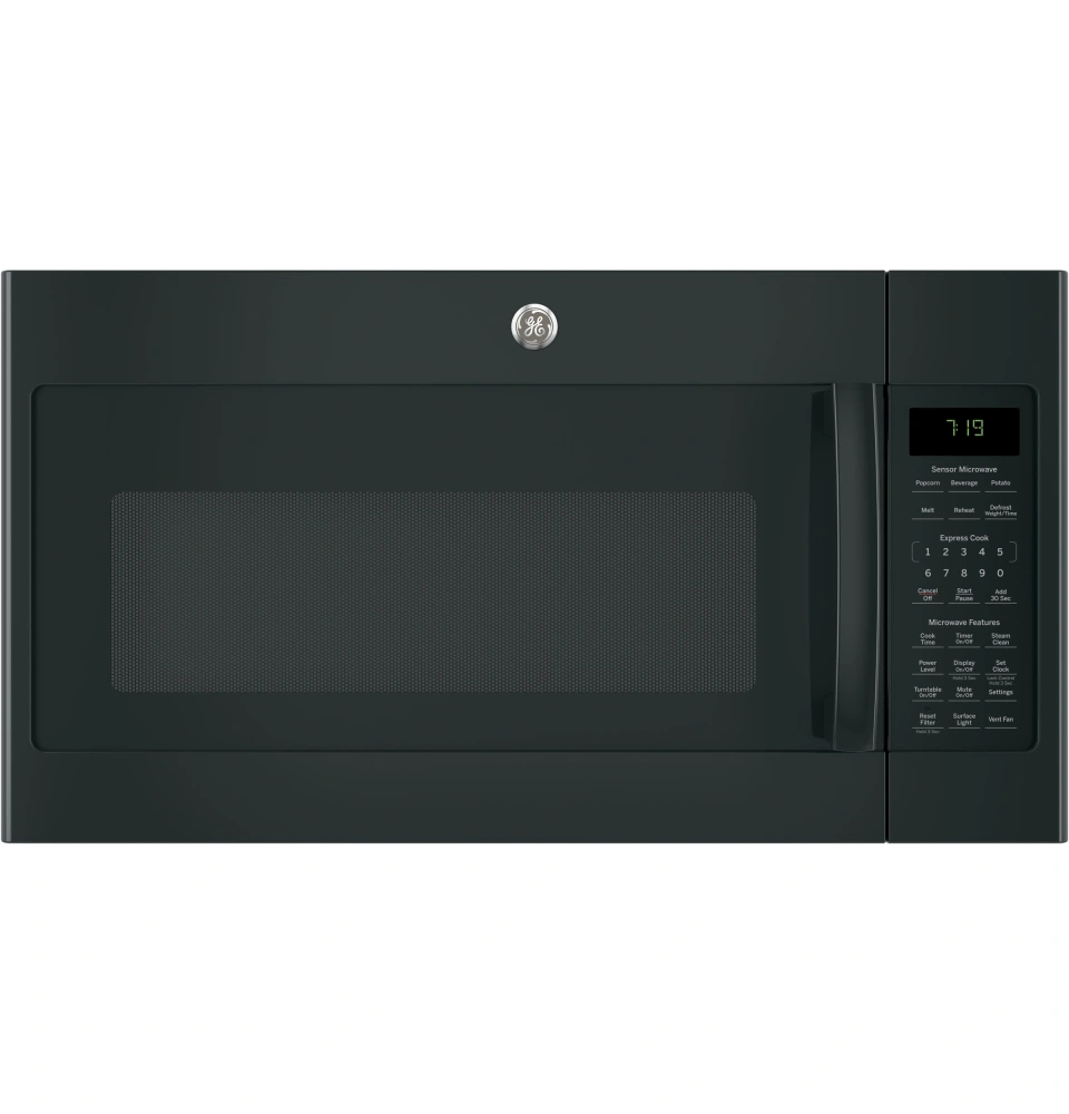 JVM7195SKSS GE 30 Series Over The Range Sensor Microwave with 1.9 Cu. Ft. Capacity and Melt Feature Stainless Steel