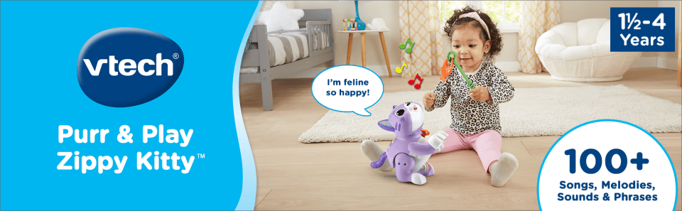 VTech Purr & Play Zippy Kitty - English Edition | Toys R Us Canada