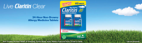 24-Hour Non-Drowsy Allergy Medicine Tablets. Relief of sneezing, runny nose, itchy/watery eyes...
