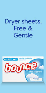 Bounce Free & Gentle Dryer Sheets, 180 ct, Unscented