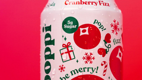 Poppi Prebiotic Cranberry Fizz 12fz - 12 FZ - albertsons
