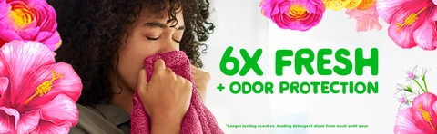 6x fresh + odor protection