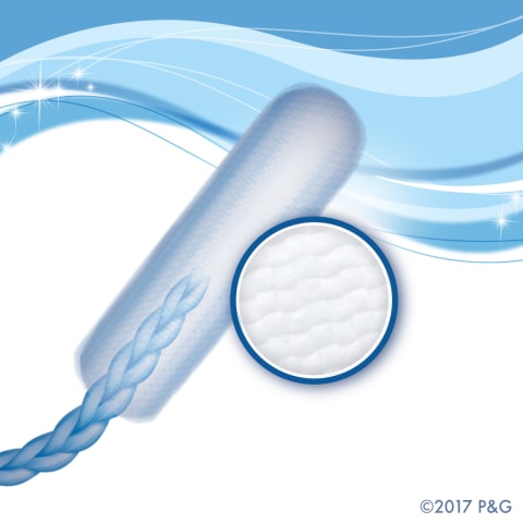 Tampax Pearl Active Plastic, Regular Absorbency, Unscented Tampons