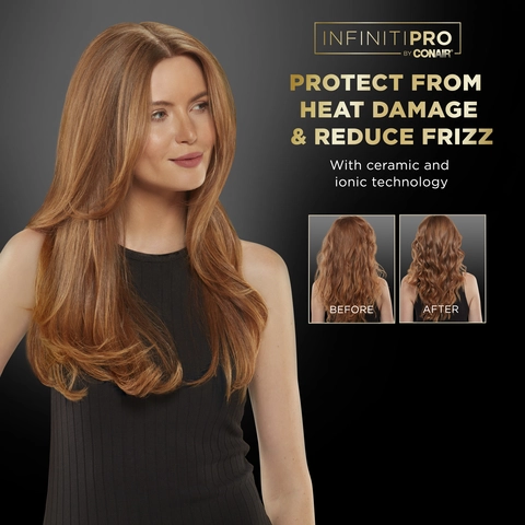 Protect from heat damage &amp; reduce frizz