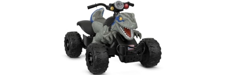 Power Wheels Jurassic World Dino Racer 12V Ride On Vehicle