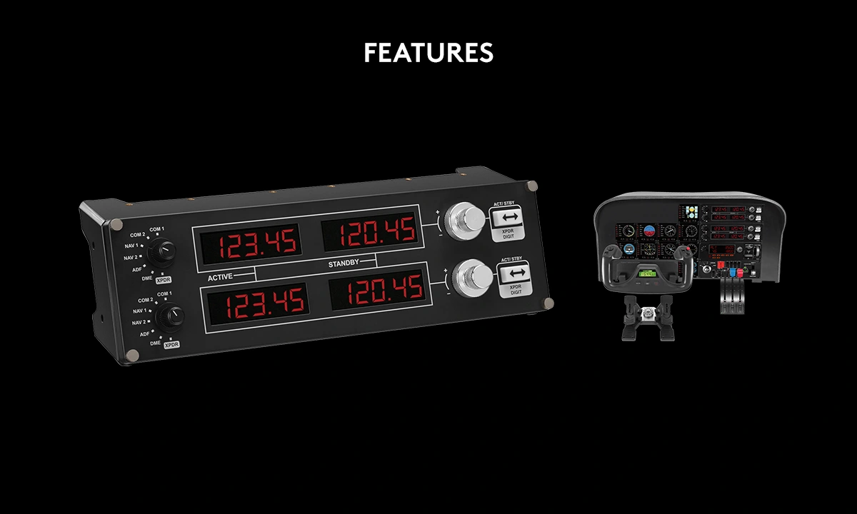 Saitek Flight Radio Panel Professional Simulation Radio Controller