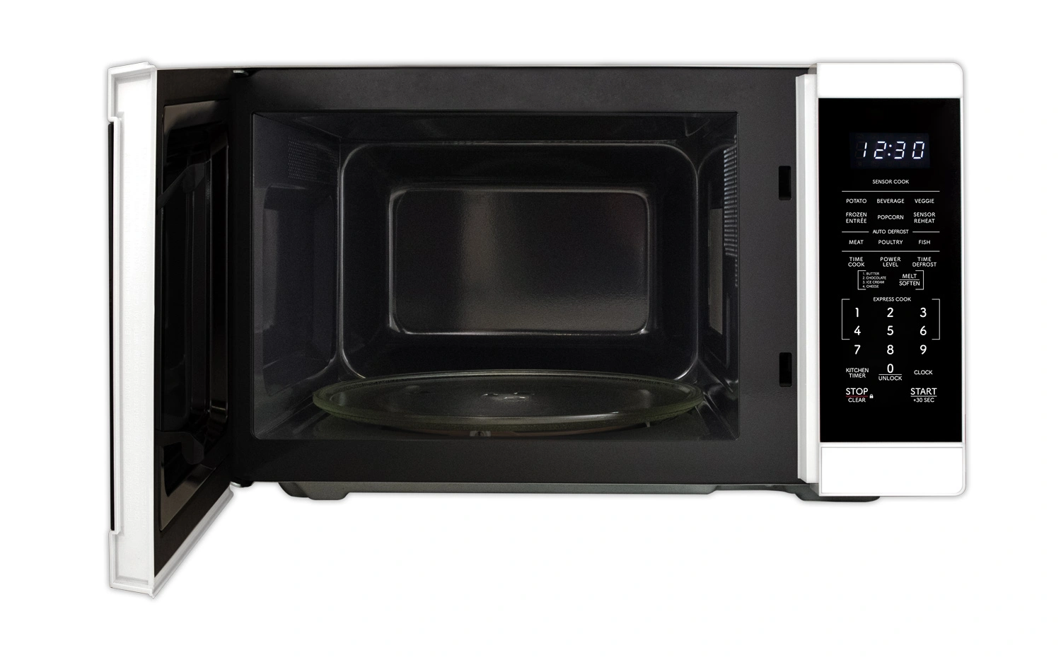 1.4 cu. ft. 1100W White Countertop Microwave Oven | SHARP