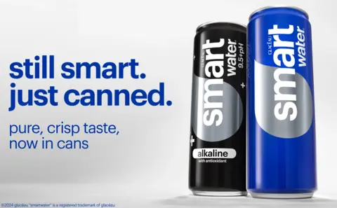 SmartWater Vapor Distilled Premium Water 8Pk Cans | Hy-Vee Aisles