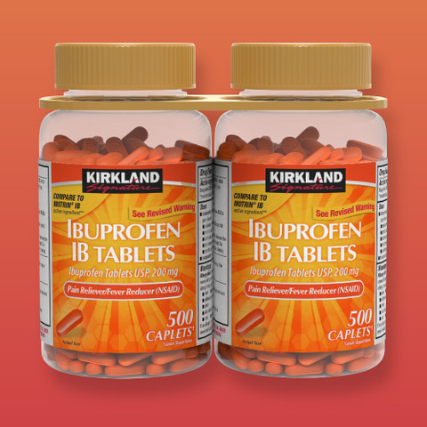 Kirkland Signature Ibuprofen IB Packaging
