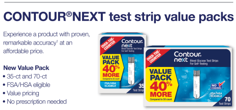 Bayer Contour Next Blood Glucose Test Strip (70 count)