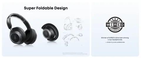 Soundcore by Anker Space One Pro True Wireless Over the Ear Noise