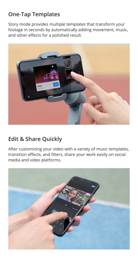 DJI Osmo Mobile 3 - Kit combinado para smartphone