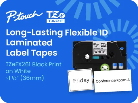 TZEFX261 | LabelMakersPrinters | By Brother