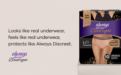 Always Discreet Boutique Incontinence Underwear, Maximum Absorbency, S/M  (44 Ct), 1 unit - Fry's Food Stores