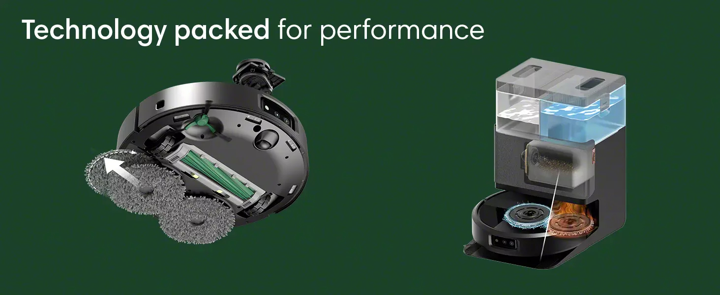 iRobot Roomba Plus 505 Combo Robot Vacuum and Mop & AutoWash Dock