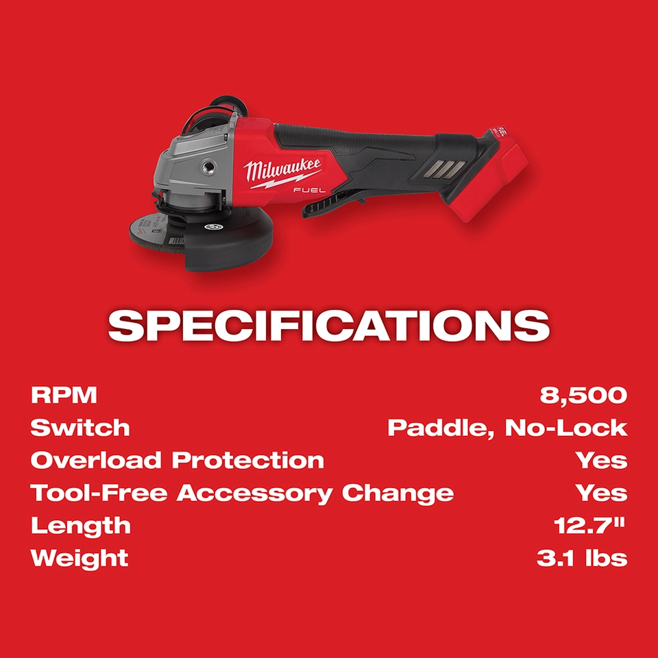 Milwaukee Tool - M18 FUEL™ 4-1/2