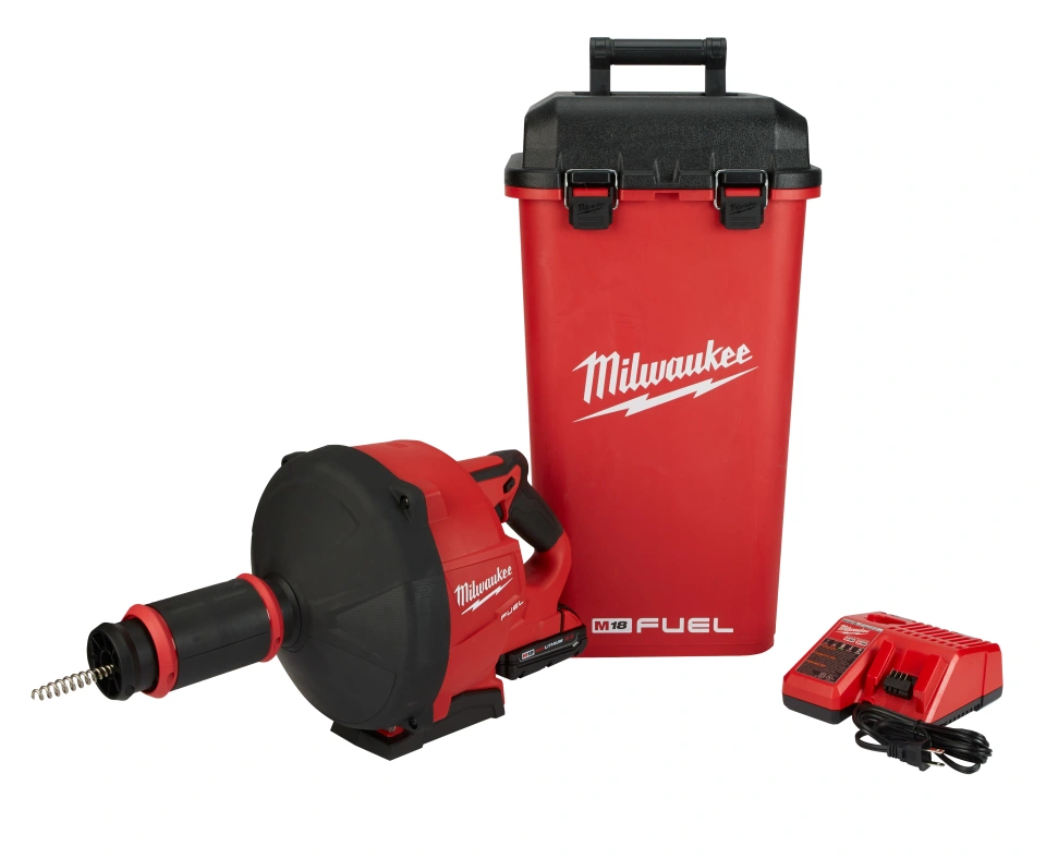 なーみ Milwaukee Tool - M18 FUEL™ Drain Snake w/ CABLE DRIVE™ with 5/16