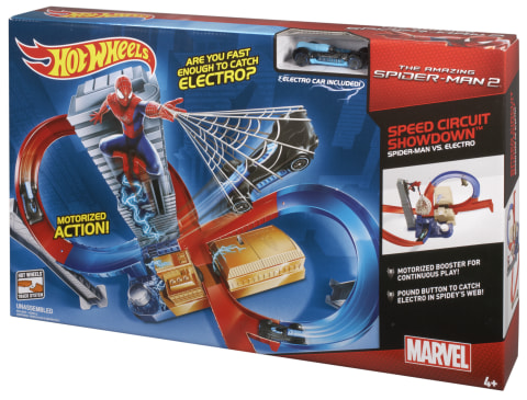 Hot Wheels Marvel The Amazing Spider-Man 2 Speed Circuit Showdown