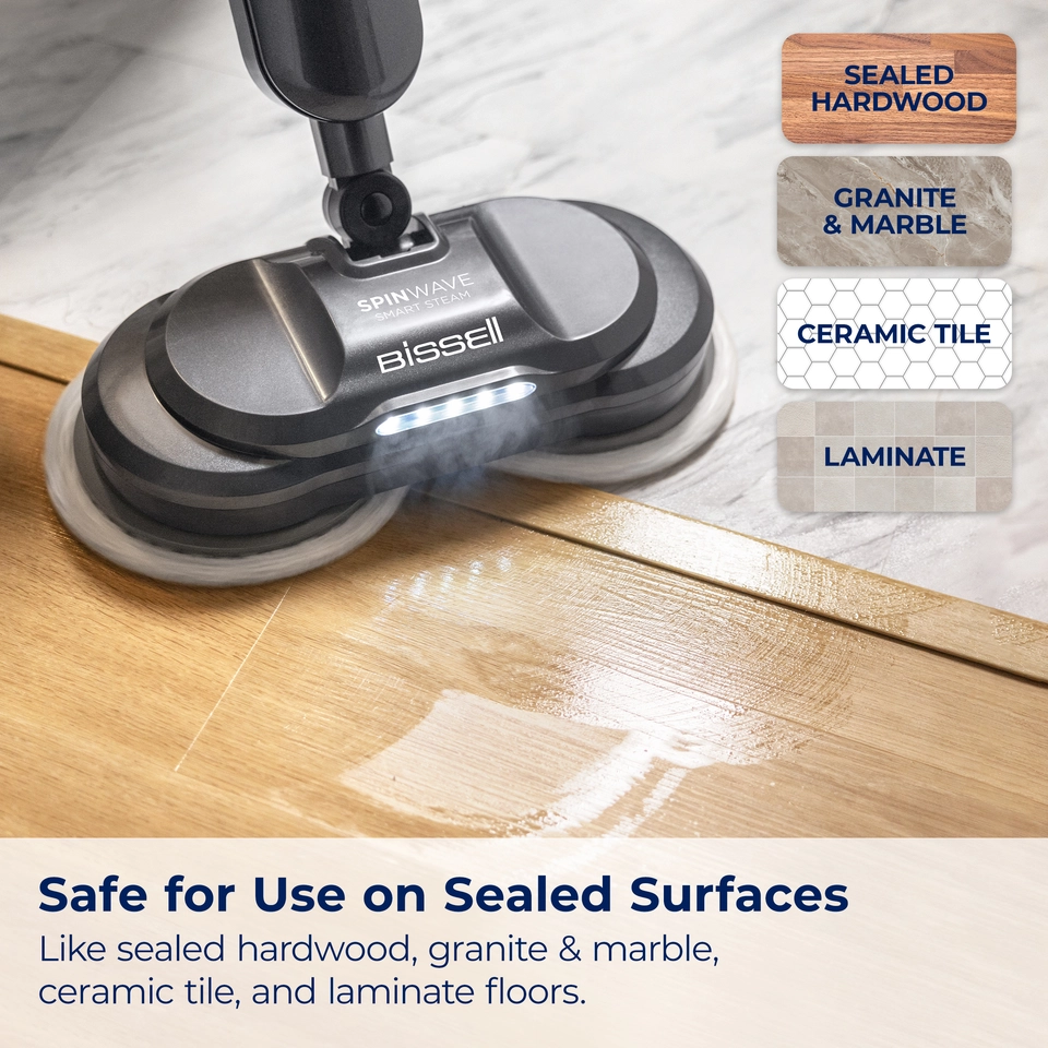 BISSELL SpinWave SmartSteam Mop - Thumbnail 5