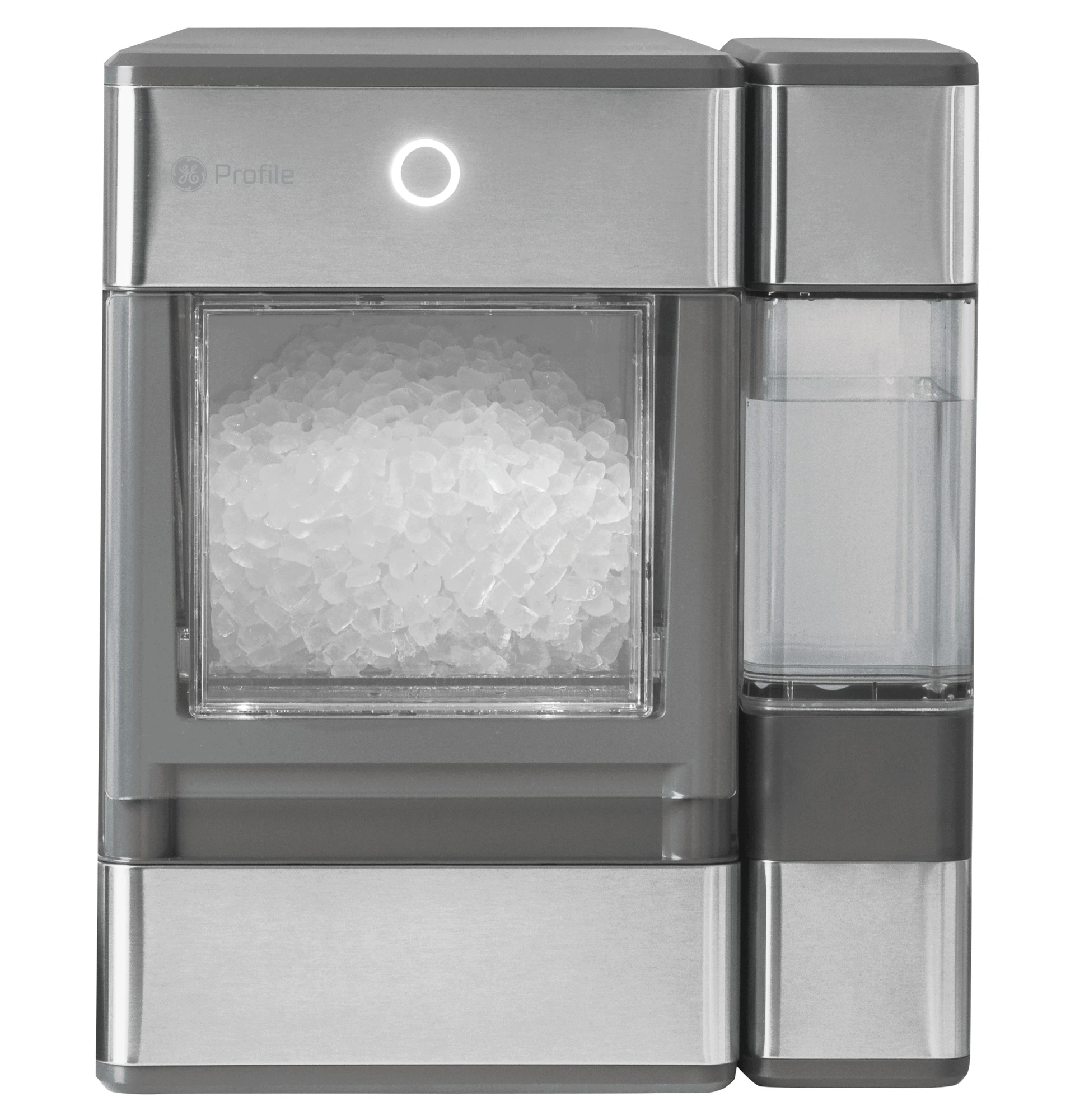 GE Profile Opal Nugget Ice Maker Side Tank Countertop Icemaker Stainless Steel 24lbs Daily Ice Production