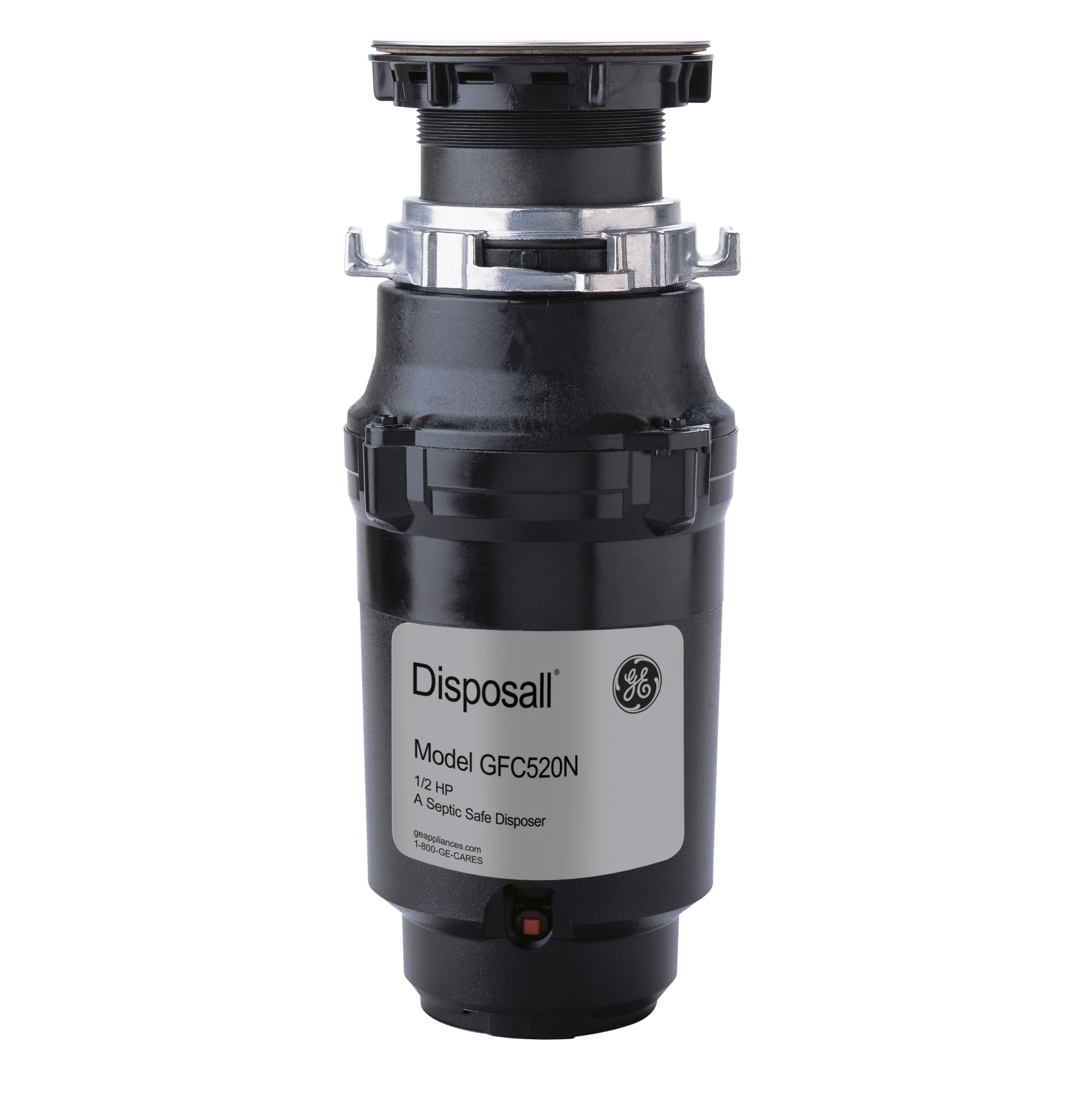 GE Black 1/2 HP Continuous Non-Corded Garbage Disposer | Abt