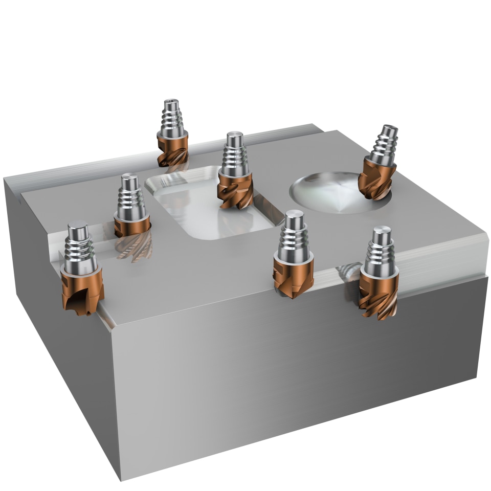 Without Coolant A316-16UM400-06247G 1730 Coro Mill 316 Solid Carbide Head with Quarter Circle Profile Right Hand Sandvik Coromant
