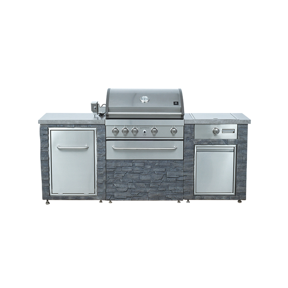 Member's Mark 78' 4-Burner Rustic Ledge Natural GAS Island Grill