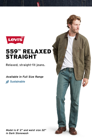 Levi's Big and Tall Mens 559 Straight Leg Relaxed Fit Jean - JCPenney