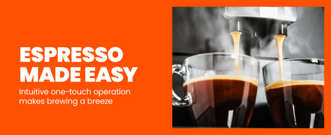 Chefman Máquina de café espresso 6 en 1 con espumador de leche integrado,  bomba de 15 BAR, pantalla digital, espresso de un solo toque o doble para –  Yaxa Store