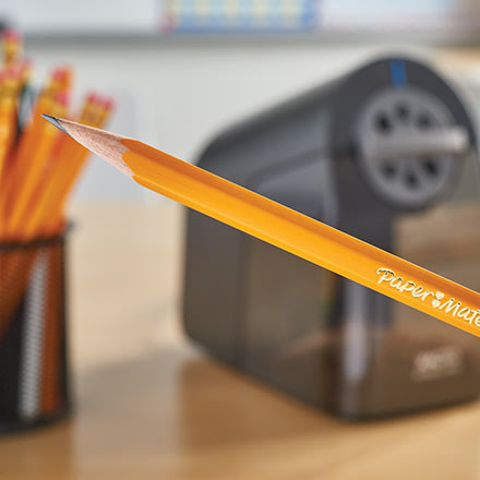 Model 1670 School Pro Classroom Electric Pencil Sharpener, AC-Powered, 4 x  7.5 x 7.5, Black/Gray/Smoke - mastersupplyonline