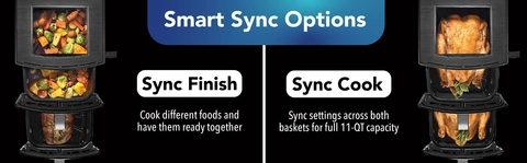 Photo: Smart Sync Options - Sync Finish & Sync Cook