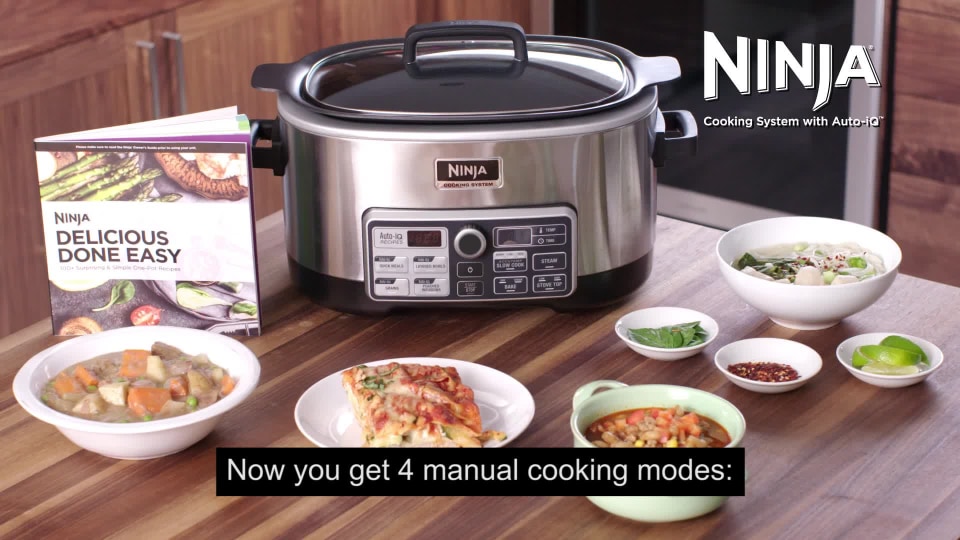 Auto-iQ 6 Qt. Silver Electric Multi-Cooker with Built-In Timer and Pro –  Arborb