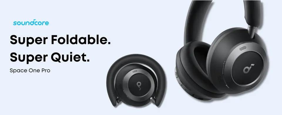 Soundcore by Anker Space One Pro True Wireless Over the Ear Noise