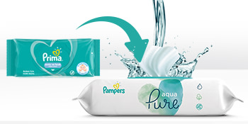 Pampers Aqua Pure Islak Mendili Keşfet