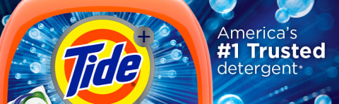 Tide PODS Ultra Oxi laundry detergent pacs is America's #1 Trusted detergent