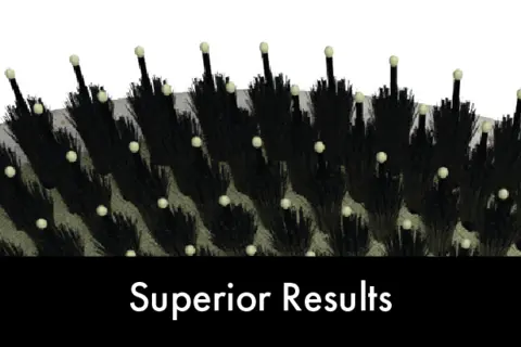 Heat resistant synthetic bristles. Superior styling, daily care &amp; updos. For all hair types &amp; extensions. Smooth shiny finish.