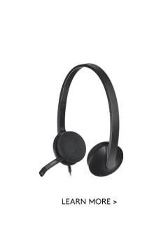 Logitech Headset H111 with Noise Cancelling Microphone 3.5 mm jack