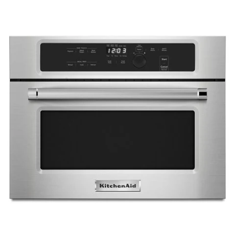 KMBS104ESS KitchenAid 24 Built In Microwave Oven with 1000 Watt Cooking Stainless Steel