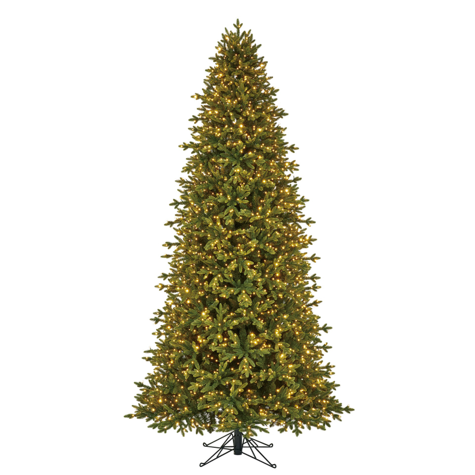 9' Pre-Lit Radiant Micro LED Artificial Christmas Tree with 2,200 LED