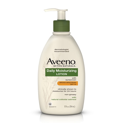 aveeno daily moisturizing lotion with sunscreen