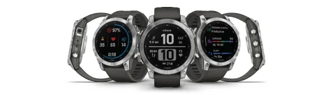 Garmin fenix 7 47mm Multisport GPS Smartwatch, Silver with