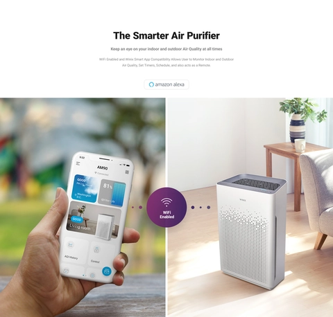 Winix AM90 4-Stage True HEPA Air Purifier with Washable AOC Winix AM90 4-Stage True HEPA Air Purifier with Washable AOC