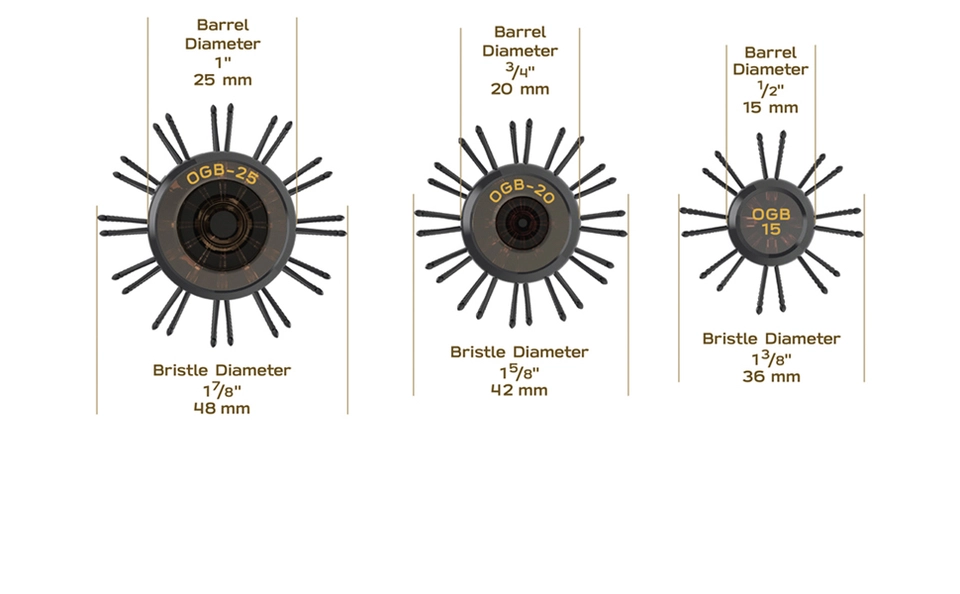 Barrel &amp; Bristle Diameters