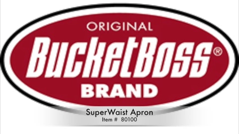 Bucket Boss Duckwear SuperWaist Apron, Brown