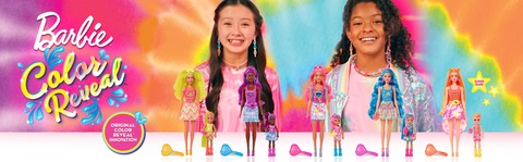 Barbie Color Reveal Neon Tie-Dye Fashion Doll with Accessories