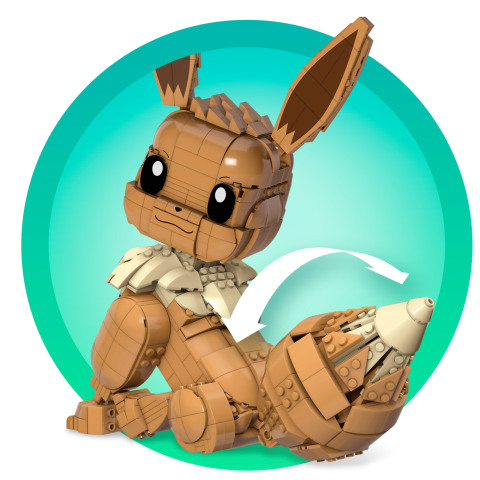 mega construx pokémon jumbo eevee construction set