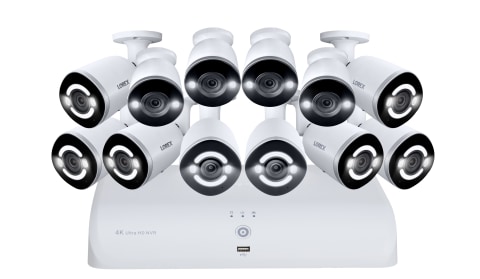 4K Fusion NVR Wired and Wi-Fi Security System 