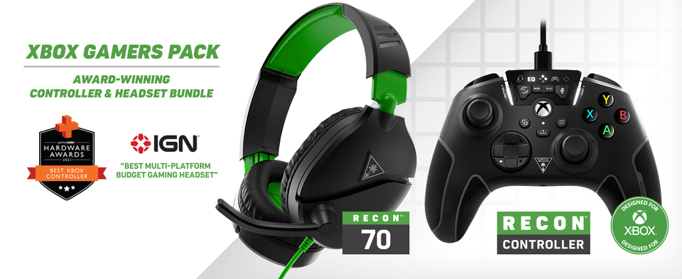 Casque gaming RECON 70 de TURTLE BEACH® pour Xbox One et Xbox